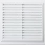 9 Inch x 9 Inch MAP Plastic Louvre Vent with Integrated Fly Screen