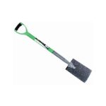 91CM Border Spade with Green Carbon Steel Blade and Plastic Handle
