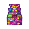 95mm Spikey Light-Up Bouncing Ball with Squeaker, Various Designs CDU