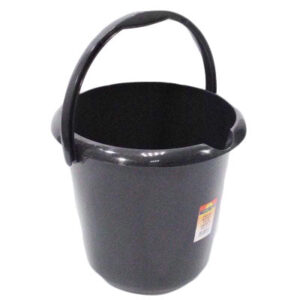 A 13-liter bucket with a handle and spout, typically in a graphite color, is a practical household item designed for a variety of uses. The handle allows for easy carrying and...