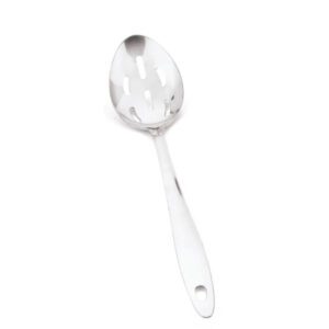 A 297 Pearl Slotted Basting Spoon, measuring 10 inches, is likely a kitchen utensil designed for basting and serving food. The "slotted" feature means it has holes or slots in...