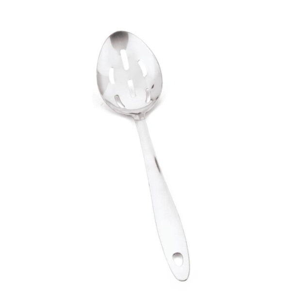 A 297 Pearl Slotted Basting Spoon, measuring 10 inches, is likely a kitchen utensil designed for basting and serving food. The "slotted" feature means it has holes or slots in...