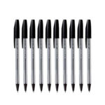 A 50-pack of black ballpoint pens typically includes fifty individually capped or retractable pens, all featuring black ink. Ballpoint pens are known for their ease of use,...