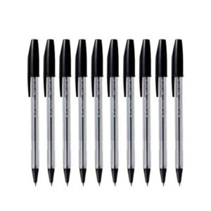 A 50-pack of black ballpoint pens typically includes fifty individually capped or retractable pens, all featuring black ink. Ballpoint pens are known for their ease of use,...