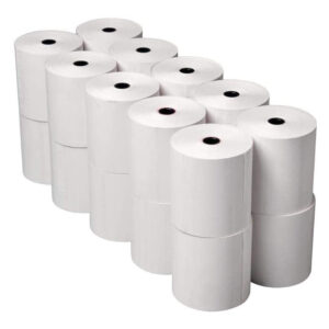 A box of Standard Thermal Till Rolls 80mm x 80mm typically contains 20 rolls. These rolls are commonly used in point-of-sale (POS) systems, cash registers, and credit card...