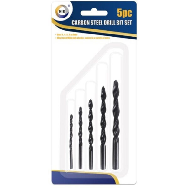 A Carbon Steel Drill Bit Set typically comprises drill bits made from carbon steel, which is known for its hardness and durability. A 5-piece set would generally include five...