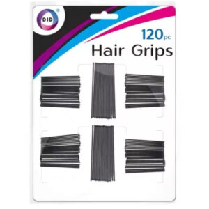 A "DID Hair Grips 120 Pack" likely refers to a package containing 120 hair grips, also known as bobby pins. These are small, metal or plastic hair accessories used to secure...