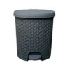 A Hobby Rattan Pedal Bin with a 3-liter capacity is a small waste bin designed for household use. It features a rattan-style exterior, which gives it a decorative, woven...