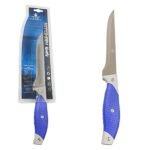 A kitchen stainless steel boning knife, like the one described as being 29 cm long, is specifically designed for tasks such as filleting fish, deboning meat, and other intricate...