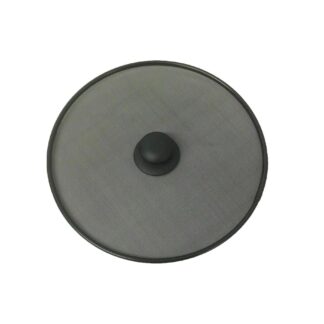 A Metal Mesh Splatter Screen Cover Guard Lid is a kitchen tool designed to prevent hot oil or food particles from splattering out of a pan during cooking. This particular model...