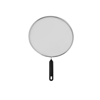 A Metal Mesh Splatter Screen Cover Guard with a handle is a kitchen tool designed to prevent oil or food splatters while cooking. The one you mentioned is 33 cm in diameter,...