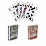 A pack of classic playing cards with assorted colors, model number 6410, typically fits within the large letter rate category for shipping. These cards are standard in size and...