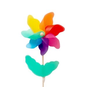 A pinwheel on a wooden stick garden decoration is a whimsical and colorful ornament that can add charm to any outdoor space. Typically, it features a series of multicolored...