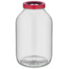 A plain glass jar with a capacity of 5 liters is a versatile container that can be used for a variety of purposes. It's typically made from clear glass, allowing you to easily...