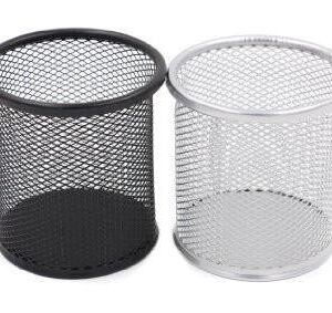 A "Round Metal Mesh Pencil Holder Assorted Colours" typically refers to a cylindrical container made from metal mesh that is used to store and organize writing instruments like...