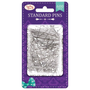 A "Sewing Box Standard Pins 600 Pack" typically refers to a package containing 600 standard-sized sewing pins, commonly used for a variety of sewing tasks. These pins are...