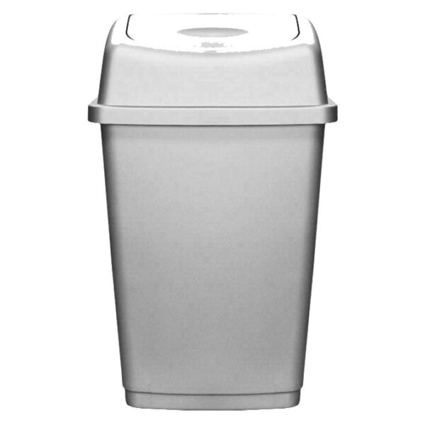 A "Signature Swing Bin 50L Silver" typically refers to a waste bin with a 50-liter capacity featuring a swing lid mechanism. The "Silver" indicates its color or finish, often...