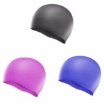 A silicone swimming hat, often referred to as a swim cap, is designed to be worn during swimming to protect hair from chlorine and to reduce drag in the water. The "One Size...