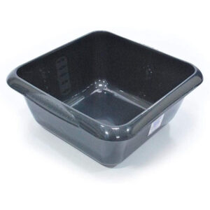 A square washing up bowl in graphite refers to a kitchen or utility item designed for washing dishes or other cleaning tasks. The "square" shape indicates that the bowl has...