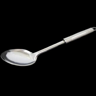 A stainless steel catering serving spoon, measuring 32 cm, is a versatile and durable utensil commonly used in food service settings such as restaurants, catering events, and...