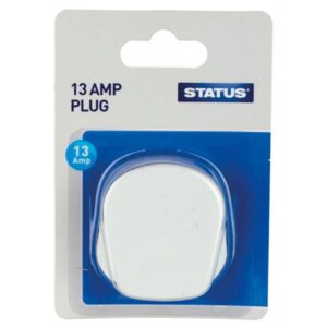 A Status 13 Amp Plug in white is a commonly used electrical plug in the United Kingdom and other regions that use the British Standard BS 1363 for electrical outlets. This type...