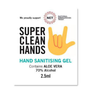 A "Super Clean Hand Sanitising Gel Sachet - Case of 1000" typically refers to a bulk package containing 1000 individual sachets of hand sanitizing gel. These sachets are often...