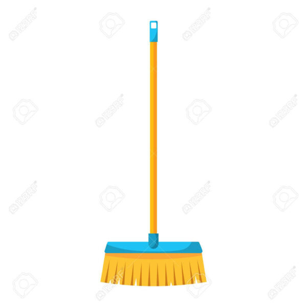 A wooden broom with a metal handle and a 30 cm width is a cleaning tool designed for sweeping various surfaces. The wooden part typically refers to the broom head, which is...