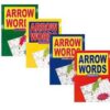 A4 Arrow Word Puzzle Book Set - 4 Volumes, 64 Pages Each