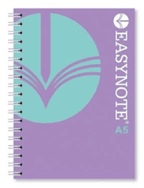 A5 Twin Wire Easynote Notebook with 180 Pages