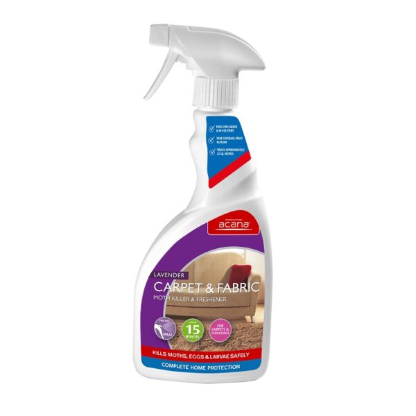 ACANA 500ML SPRAY FOR ELIMINATING MOTHS AND REFRESHING CARPETS & FABRICS