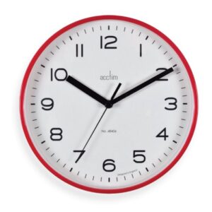 ACCTIM RUNWELL 24CM SHIRAZ ROUND WALL CLOCK