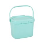Addis 4.5 Litre Kitchen Compost Caddy Bin - Blue Haze