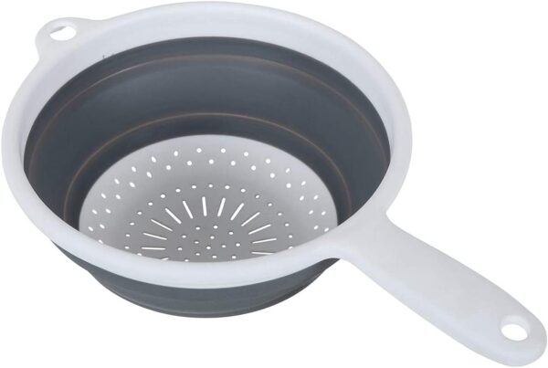 ADDIS POP & STORE LARGE 9.5" COLLAPSIBLE COLANDER WITH HANDLE