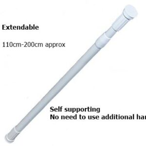 Adjustable Aluminum Shower Rod 110-200 mm