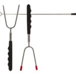 Adjustable Stainless Steel BBQ Fork Extending to 65cm