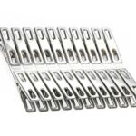ADORN Stainless Steel Clothes Pegs, Pack of 20