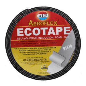 AEROFLEX ECOTAPE SELF-STICK INSULATING FOAM TAPE 50MM X 3MM X 9.1M