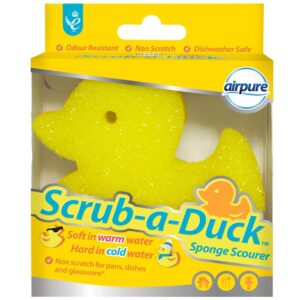 AIRPURE DUCK-SHAPED SCRUBBING SPONGE