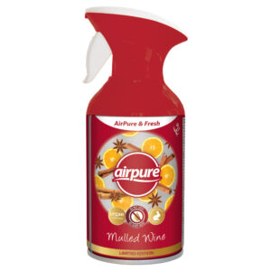 AIRPURE & FRESH 250ML AIR FRESHENER SPRAY - MULLED WINE SCENT