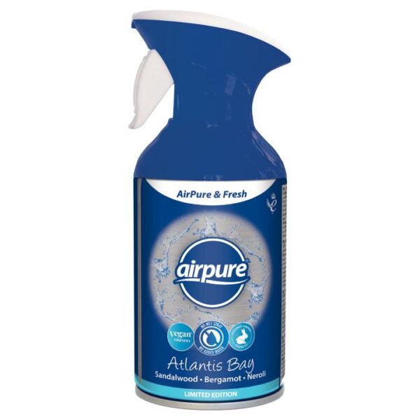 AIRPURE & FRESH AIR FRESHENER SPRAY 250ML - ATLANTIS BAY