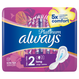 Always Platinum Long Size 2 Pack of 10