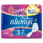Always Platinum Night Size 3 Pack of 8