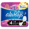 Always Platinum Secure Night Size 4, Pack of 7