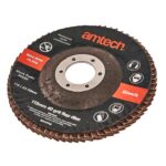 AM-TECH 115MM FLAP DISC, 40 GRIT