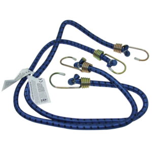 AM-TECH 2-Pack 30-Inch Elastic Bungee Cords with Metal Hooks