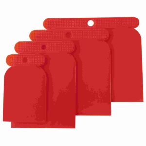 AM-TECH 4-Piece Flexible Plastic Scraper and Filler Tool Set