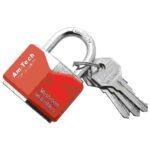 AM-TECH 40MM Rhombic Chrome-Plated Iron Padlock