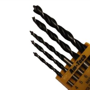 Am-Tech 5-Piece Wood Drill Bit Set