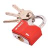 AMTECH 30MM Chrome-Plated Rhombic Iron Padlock