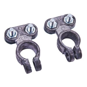 AMTECH High-Strength Battery Clamps, Pack of 2